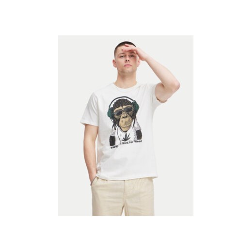 Blend T-Shirt 20717297 Biały Regular Fit ze sklepu MODIVO w kategorii T-shirty męskie - zdjęcie 170754523