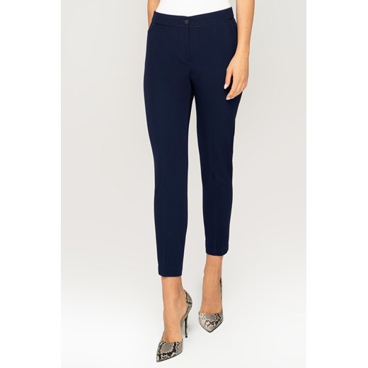 Spodnie cygaretki granatowe 46 Tomasz Sar