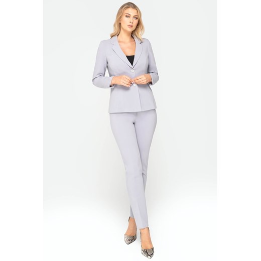 Kostium Clara szary ze spodniami ze sklepu Tomasz Sar w kategorii Komplety i garnitury damskie - zdjęcie 170754663