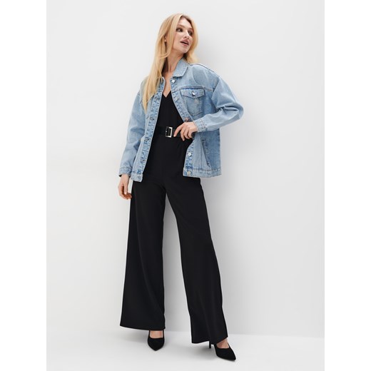 Mohito - Kurtka jeansowa oversize - niebieski Mohito 38 Mohito