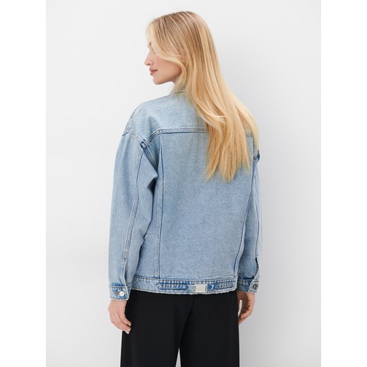 Mohito - Kurtka jeansowa oversize - niebieski Mohito 38 Mohito