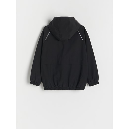 Reserved - Kurtka oversize z kapturem - czarny Reserved 128 (7-8 lat) Reserved