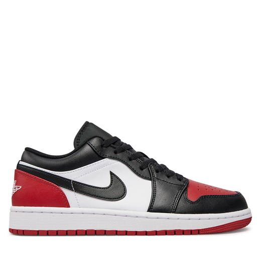 Sneakersy Nike Air Jordan 1 Low 553558 161 Czarny ze sklepu eobuwie.pl w kategorii Buty sportowe męskie - zdjęcie 170758350