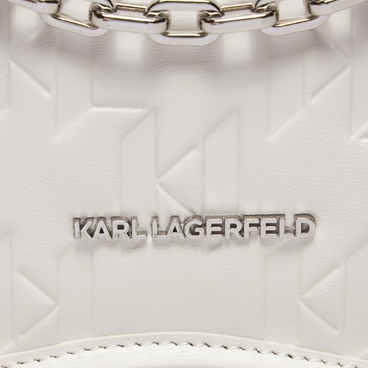 Torebka KARL LAGERFELD Seven Element 240W3193 White/Nickel 145 Karl Lagerfeld one size eobuwie.pl