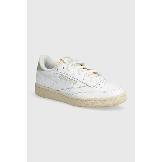 Reebok Classic sneakersy skórzane Club C 85 Vintage kolor biały 100074232 ze sklepu PRM w kategorii Buty sportowe damskie - zdjęcie 170769892