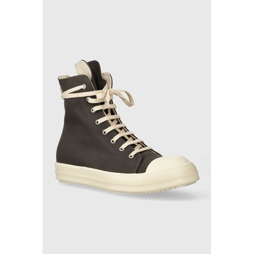 Rick Owens trampki Woven Shoes Sneaks męskie kolor szary DU01D1800.CBES1.7811 ze sklepu PRM w kategorii Trampki męskie - zdjęcie 170769992