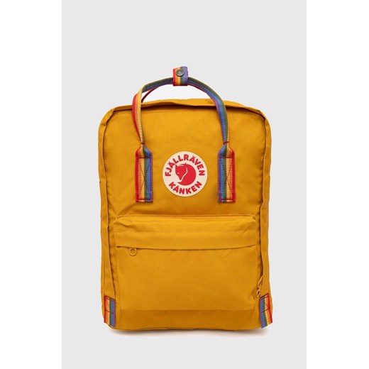 Fjallraven plecak Kanken Rainbow damski kolor pomarańczowy duży z aplikacją F23620 ze sklepu PRM w kategorii Plecaki - zdjęcie 170770104