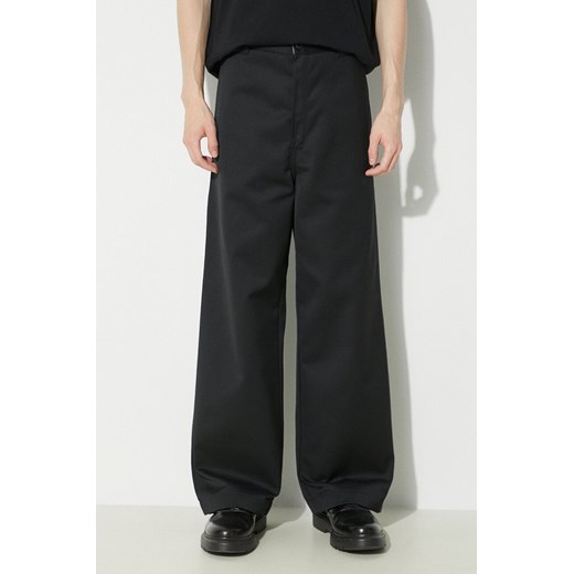 Carhartt WIP spodnie Brooker Pant męskie kolor czarny proste I032356.8901 ze sklepu PRM w kategorii Spodnie męskie - zdjęcie 170770194