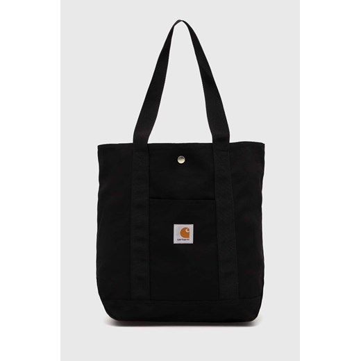 Carhartt WIP torebka Canvas Tote kolor czarny I033102.8902 ze sklepu PRM w kategorii Torby Shopper bag - zdjęcie 170770220