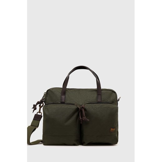 Filson torba na laptopa Dryden Briefcase kolor zielony FMBAG0008 ze sklepu PRM w kategorii Torby na laptopa - zdjęcie 170770284