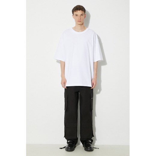 Vans t-shirt bawełniany Premium Standards SS T-Shirt LX męski kolor biały gładki VN000GBYWHT1 ze sklepu PRM w kategorii T-shirty męskie - zdjęcie 170770360