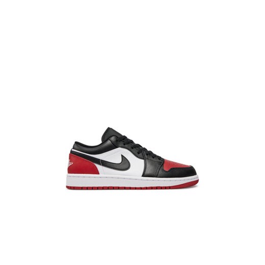 Nike Sneakersy Air Jordan 1 Low 553558 161 Czarny ze sklepu MODIVO w kategorii Buty sportowe męskie - zdjęcie 170771544