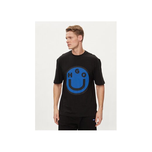 Hugo T-Shirt Nimper 50513189 Czarny Regular Fit ze sklepu MODIVO w kategorii T-shirty męskie - zdjęcie 170771762