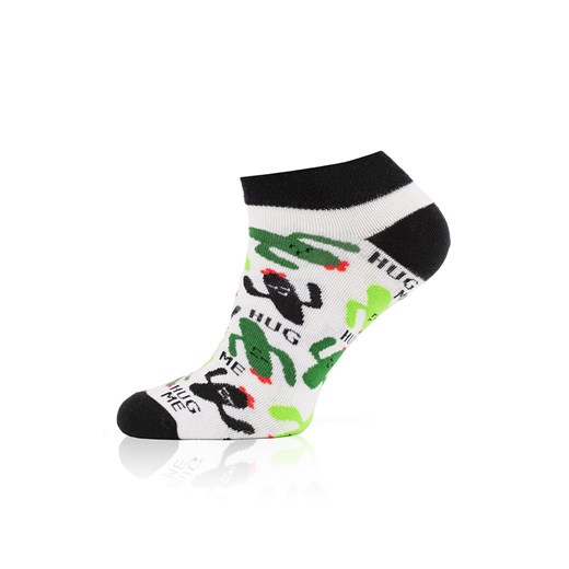 Skarpetki stopki męskie S167S Picos, Kolor biało-czarno-zielony, Rozmiar 41-43, Gee One ze sklepu Intymna w kategorii Skarpetki męskie - zdjęcie 170771860