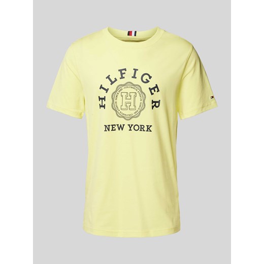 T-shirt z nadrukiem z logo model ‘HILFIGER COIN’ ze sklepu Peek&Cloppenburg  w kategorii T-shirty męskie - zdjęcie 170771881