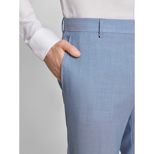 Spodnie materiałowe o kroju regular fit z detalem z logo model ‘Genius’ 26 Peek&Cloppenburg 