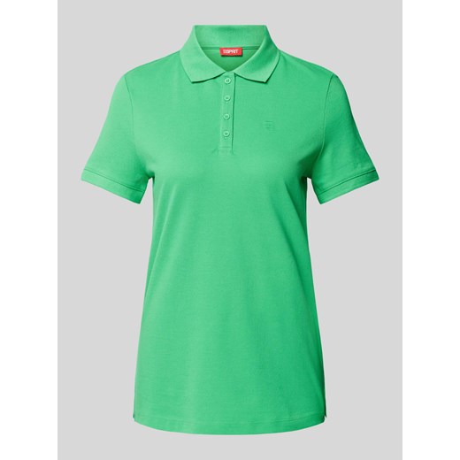 Koszulka polo w jednolitym kolorze ze sklepu Peek&Cloppenburg  w kategorii Bluzki damskie - zdjęcie 170772043
