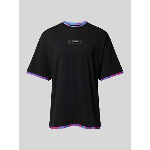 T-shirt z naszywką z logo ze sklepu Peek&Cloppenburg  w kategorii T-shirty męskie - zdjęcie 170772183