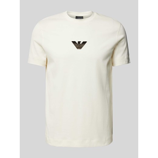 T-shirt z wyhaftowanym logo ze sklepu Peek&Cloppenburg  w kategorii T-shirty męskie - zdjęcie 170772252