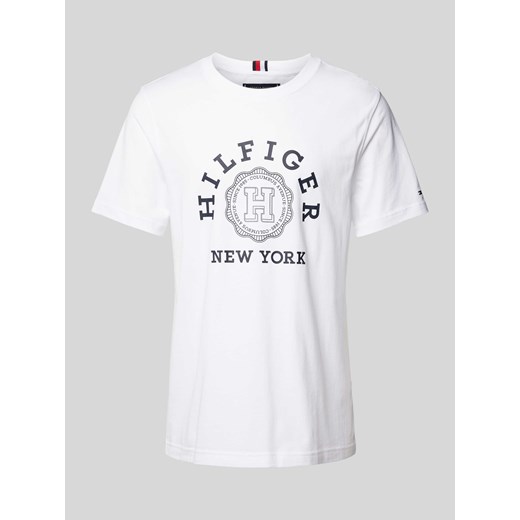 T-shirt z nadrukiem z logo model ‘HILFIGER COIN’ ze sklepu Peek&Cloppenburg  w kategorii T-shirty męskie - zdjęcie 170772323