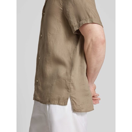 Koszula męska Drykorn z klasycznym kołnierzykiem z krótkim rękawem 