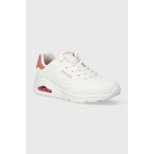 Skechers sneakersy UNO kolor biały ze sklepu ANSWEAR.com w kategorii Buty sportowe damskie - zdjęcie 170775163