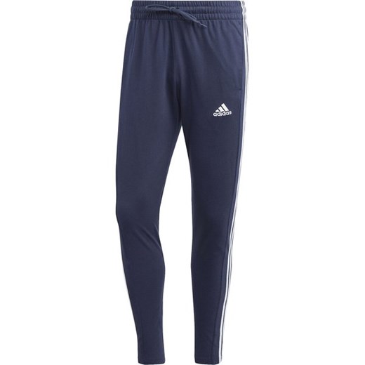 Spodnie dresowe męskie Essentials Stingle Jersey Tapered Open Hem 3-Stripse Adidas ze sklepu SPORT-SHOP.pl w kategorii Spodnie męskie - zdjęcie 170778222