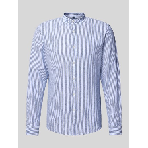 Koszula casualowa o kroju tailored fit ze wzorem w paski ze sklepu Peek&Cloppenburg  w kategorii Koszule męskie - zdjęcie 170778471