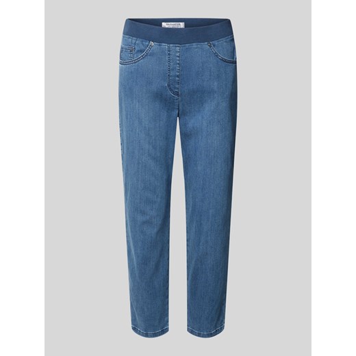 Jeansy z elastycznym pasem model ‘Pamina’ ze sklepu Peek&Cloppenburg  w kategorii Jeansy damskie - zdjęcie 170778493