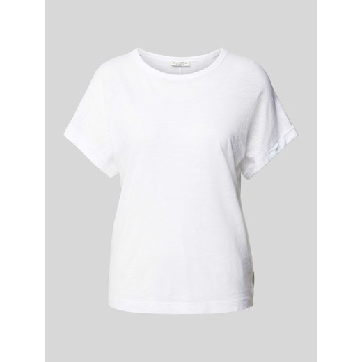 T-shirt z detalem z logo ze sklepu Peek&Cloppenburg  w kategorii Bluzki damskie - zdjęcie 170778524