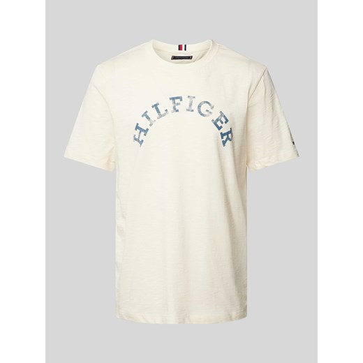 T-shirt z nadrukiem z logo ze sklepu Peek&Cloppenburg  w kategorii T-shirty męskie - zdjęcie 170778530