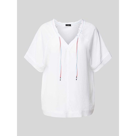 Bluzka z dekoltem w serek ze sklepu Peek&Cloppenburg  w kategorii Bluzki damskie - zdjęcie 170778532