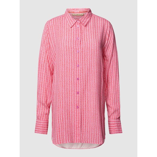 Bluzka koszulowa z wzorem na całej powierzchni ze sklepu Peek&Cloppenburg  w kategorii Koszule damskie - zdjęcie 170778692