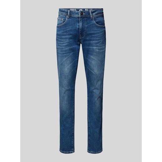 Jeansy o kroju slim fit z 5 kieszeniami ze sklepu Peek&Cloppenburg  w kategorii Jeansy męskie - zdjęcie 170778751