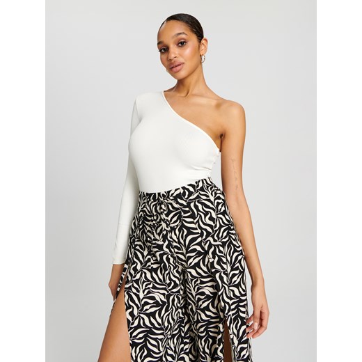 Sinsay - Spodnie z lnem - wielobarwny Sinsay XL Sinsay