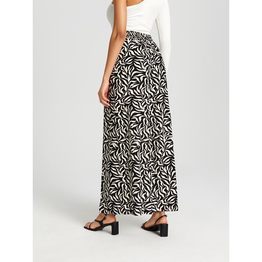 Sinsay - Spodnie z lnem - wielobarwny Sinsay L Sinsay