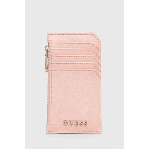 Guess portfel damski kolor różowy RW1630 P4201 ze sklepu ANSWEAR.com w kategorii Portfele damskie - zdjęcie 170780742