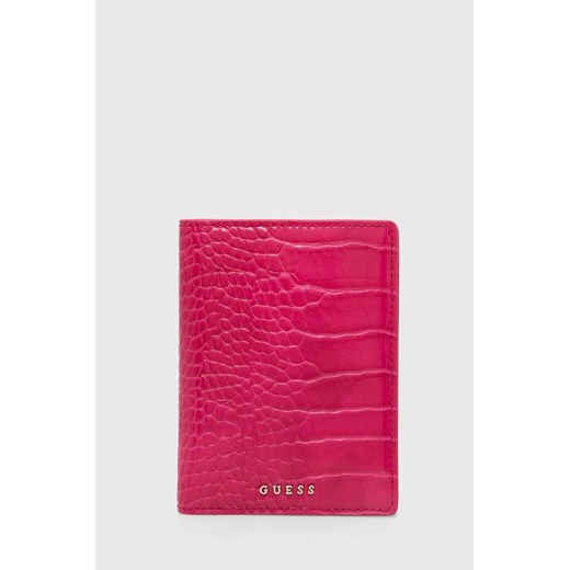 Guess portfel damski kolor różowy RW1634 P4201 ze sklepu ANSWEAR.com w kategorii Portfele damskie - zdjęcie 170780764