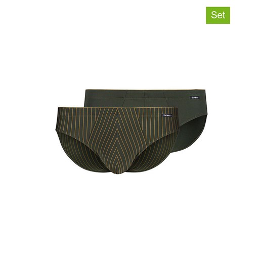 Skiny Slipy (2 pary) w kolorze khaki Skiny XL promocyjna cena Limango Polska