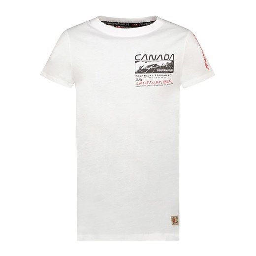 Canadian Peak Koszulka &quot;Jholmeak&quot; w kolorze białym ze sklepu Limango Polska w kategorii T-shirty męskie - zdjęcie 170783002