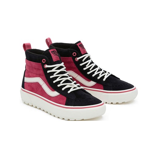 Vans Skórzane sneakersy &quot;SK8-Hi&quot; w kolorze czarno-różowym Vans 43 promocyjna cena Limango Polska