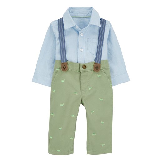 carter&apos;s 2-częściowy zestaw w kolorze błękitno-zielonym ze sklepu Limango Polska w kategorii Komplety niemowlęce - zdjęcie 170785223