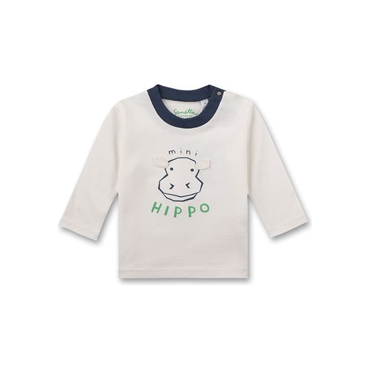Sanetta Kidswear Koszulka w kolorze kremowo-granatowym ze sklepu Limango Polska w kategorii Kaftaniki i bluzki - zdjęcie 170785384
