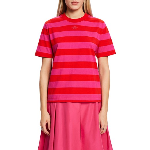 ESPRIT Koszulka w kolorze czerwonym ze sklepu Limango Polska w kategorii Bluzki damskie - zdjęcie 170785851