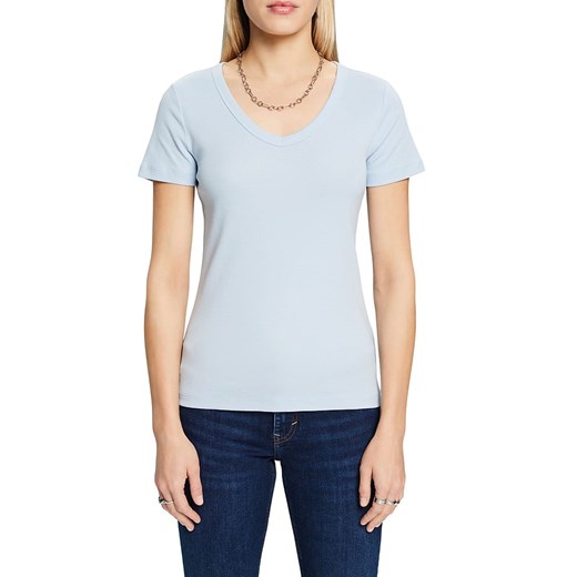 ESPRIT Koszulka w kolorze błękitnym ze sklepu Limango Polska w kategorii Bluzki damskie - zdjęcie 170785870