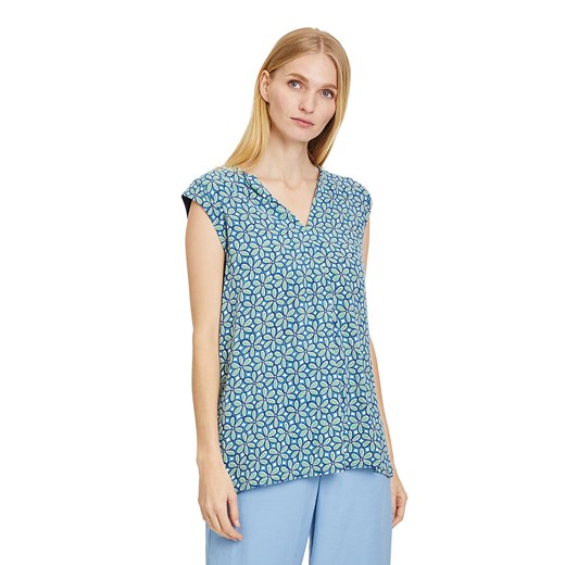CARTOON Koszulka w kolorze zielono-niebieskim ze sklepu Limango Polska w kategorii Bluzki damskie - zdjęcie 170786342