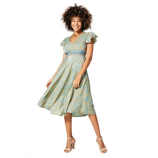 Aller Simplement Sukienka w kolorze niebiesko-żółtym ze sklepu Limango Polska w kategorii Sukienki - zdjęcie 170792184