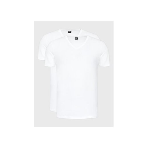 Boss Komplet 2 t-shirtów Modern 50475292 Biały Slim Fit ze sklepu MODIVO w kategorii T-shirty męskie - zdjęcie 170792304