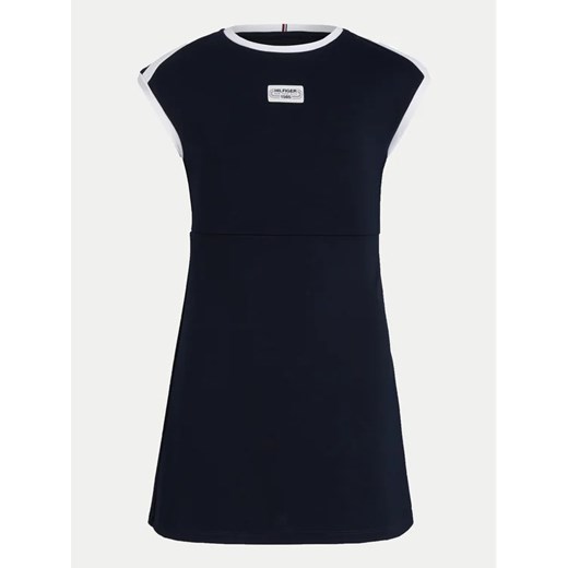 Tommy Hilfiger Sukienka codzienna 1985 KG0KG07933 Granatowy Regular Fit Tommy Hilfiger 10Y MODIVO