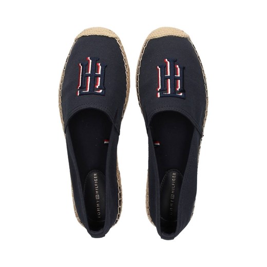 Espadryle damskie Olika czarne z tworzywa sztucznego letnie